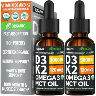 Organic Vitamin D3 K2 Drops